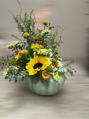 pumpkin sage - fall arrangement